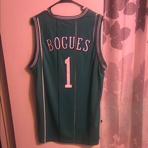 Muggsy Bogues #1 Charlotte Hornets NBA Jersey Hardwood Classic size M